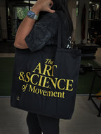 Kinetix Art & Science of Movement Black & Gold Tote